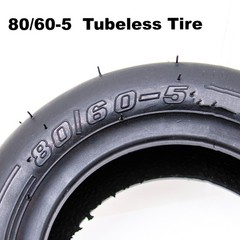2 PCS 80/60-5 Tubeless Tire fit Segway Ninebot Electric Gokart Front Wheel