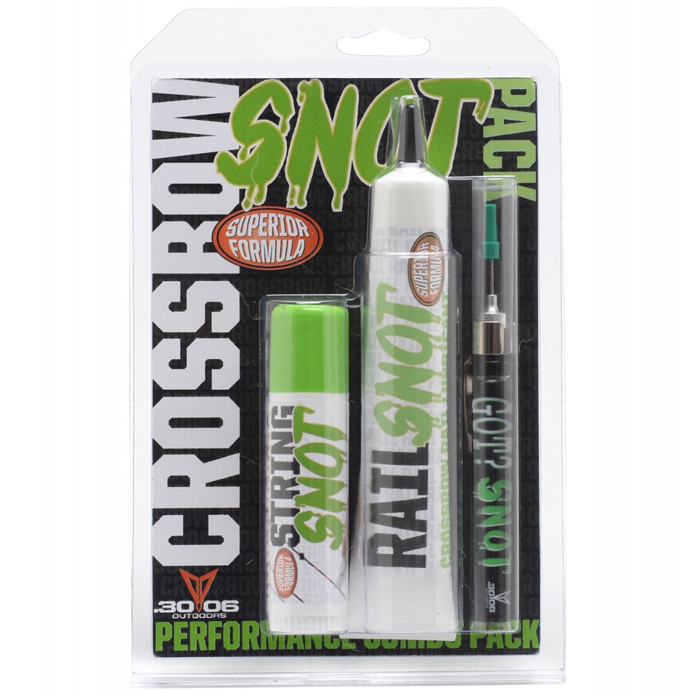 30-06 Outdoors Snot Lube 3 Pack Crossbow String Wax, Rail Lube, Oiler Pen #82002