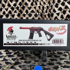 NEW Lancer Tactical AirTac Customs Gen 3 Airsoft Gun – Red (LT-AIRTAC-G3-R)