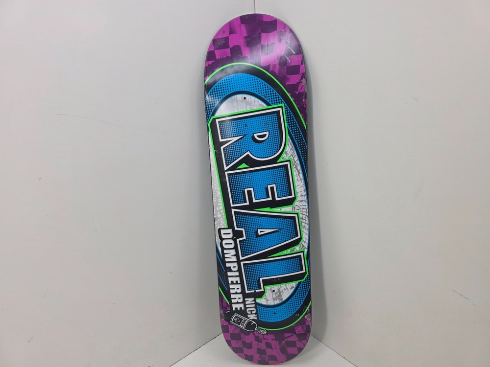 RARE Nick Dompierre Real Skateboard Deck DOUBLE SIDED