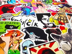 500 New Random Skateboard Stickers bomb Laptop Luggage Decals Dope Sticker Lot
