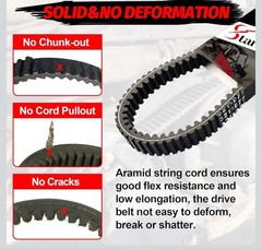 StarknightMT Drive Belt 3211077 for Polaris ATV UTV 400 500 Ranger Scrambler …