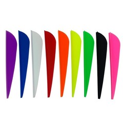 50pcs 3″ 4″Archery Rubber Arrow Vanes Fletches Feather Fletching DIY Bow Hunting