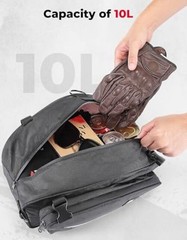 KEMIMOTO Motorcycle Saddlebags with Rain Covers Compatible with Dirt Bike Dual