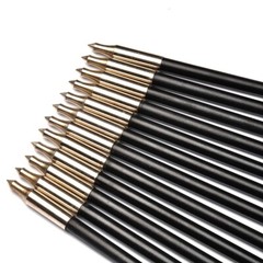 12Pcs 31″ Archery Fiberglass Arrows Spine 700 and Arrow Quiver Tube for Hunting