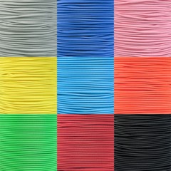 Reflective Shock Cord 1/8″ Diameter Elastic Bungee Cord in Various Colors