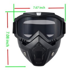 Tactical Airsoft Helmet with Detachable Goggles and Full : Military Gear for …