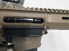 Airsoft BB Ripcord Airsoft Rifle Tan AEG 6mm BB Orange Tip