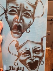 Real Hayley Wilson Cry Later TF Skateboard Deck Nike SB Dunk Low Tattoo Inspired