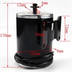 24V 36V 48V 500W 800w 1000w 1800W Electric Motor Brush Bruhless Scooter Quad ATV