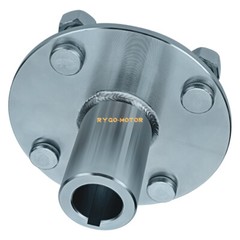 4″ x 4″ Go-Kart Live Axle Hub with 1″ to 3/4″ Step-Down for Gokart, Quad, ATV