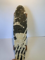 Vintage Skateboard Animiles Black White Animal Print Design