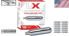 Umarex High-Grade CO2 Cartridges for Pellet Guns – 12 Gram, Pack of 12