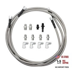 6AN 70″ Transmission Oil Cooler Hose Line kit Compatible with 4L60E 4L80E