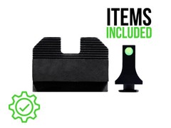 XS Sights Fiber Optic Sights Compatible with Glock 17,19,22-24,26,27,31-36,38…