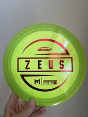 Discraft First Run ESP Zeus 173-174g Light Green Plate With Dark Green Rim
