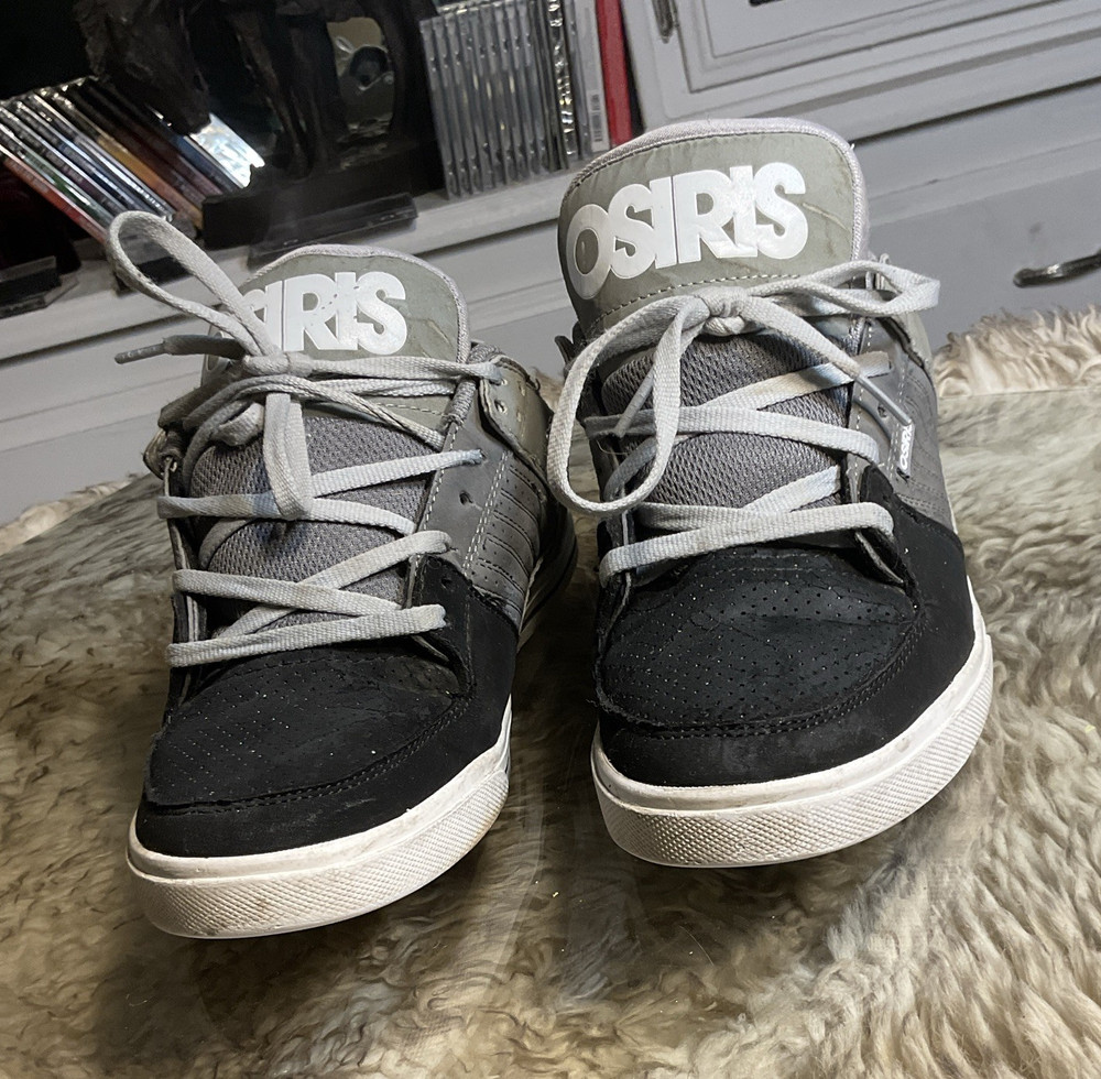 Osiris Protocol Skateboarding Shoes Gray/Black Men’s US 8.5 Medium (D)