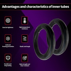 460-17 Motorcycle Inner Tube Fit for 130/70-17 140/70-17 130/80-17 1