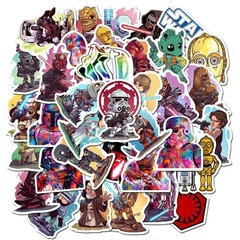 Mix 10/50 PCs StarWars Game Movie Graffiti Luggage Notebook Sticker-No Duplicate