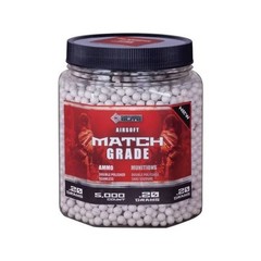 Match Grade 0.20g 5,000 Count Double Polished Precision BB Crosman AIRSOFT