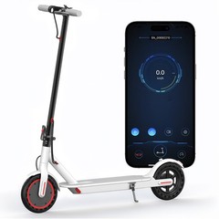 AOVOPRO White 350W 8.5′ Foldable Electric Scooter for Adults & Teens 21Miles