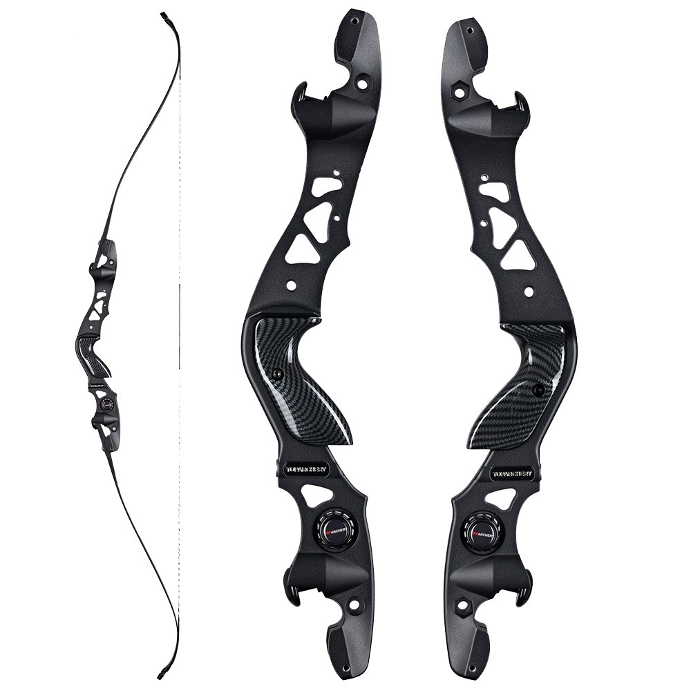 Archery 62″ ILF Bow RH 25-60lbs Takedown Recurve Bow Hunting Target Arrows