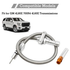 29.5 inch Silver Stainless Transmission Dipstick Tube Fit for GM 4L80E 700R4 4L6