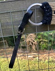 Blue And Black Multi String Mohair WOOL Western Breast Collar Horse Size Tack
