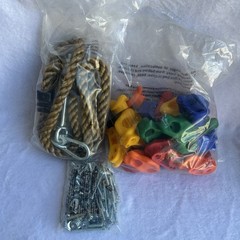 Rock Climbing Holds & Rope – For Kids