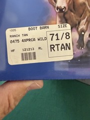 Resistol Ranch Tan Western Hat w/ Box, Size 7 1/8 LO New 2013 Texas 4XXXX