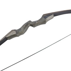 60» Archery Recurve Bow 25-60lbs Takedown Wooden Riser Shooting Hunting Target