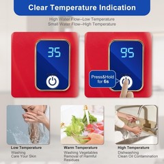Corded Electric Mini Water, Instant On Demand Hot Water Heater, Under Sink Pl…