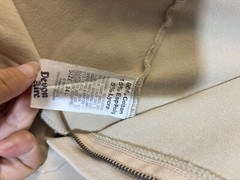 WOMENS DEVON-AIRE 34L REGULAR BEIGE BREECHES HIGH WAIST FRONT ZIP C24