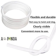 10 Feet PVC- 1/4″ ID Clear Vinyl Tubing Flexible, Hybrid PVC Hose,