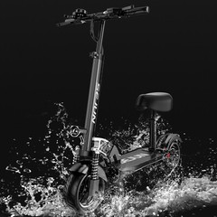 800W Motor 27MPH 35 Mile Q2 Adult Electric Scooter with Seat 48V 13AH Foldable