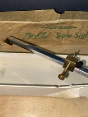 Vintage ZIP KLIK Archery Long or Recurve Bow Archery Sight RARE