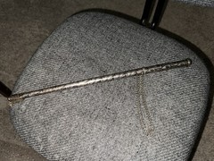 Antique Silver Circassian Riding Crop Nagaika with Concealed Blade 1890 To 1910