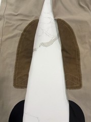 Riding Sport Women’s Beige Breeches Suede Knee Patches Size 24