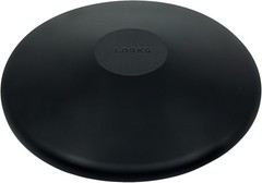 Champion Sports Rubber Practice Discus 1.0 kg Black, Durable Rubber, Smooth Edge