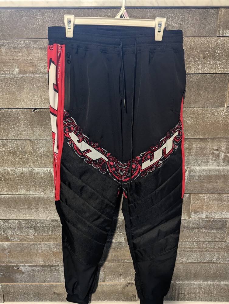New JT Ground Pounder Pro Paintball Jogger Playing Pants Red Bandana Medium M