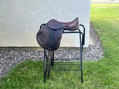 17.5 M. Toulouse Monoflap Eventing Saddle Medium Tree Used Good Condition