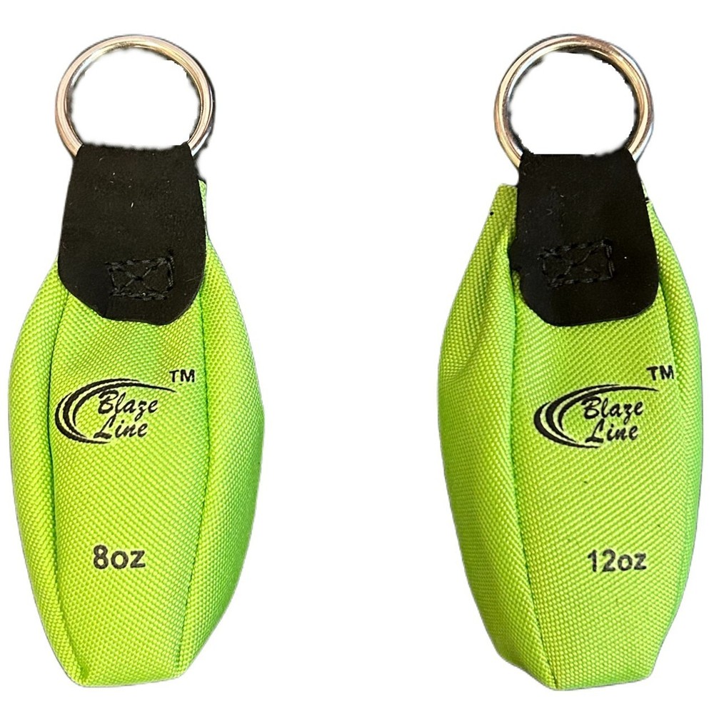 Arborist Throw Line Weight Pouch Bag 2-Pack(8 0z and 12 oz)- Outdoor Tree Climb