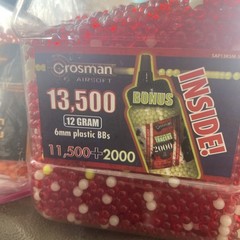 corpsman airsoft .12 gram 6 mm plastic bbs. container with 11,500 +