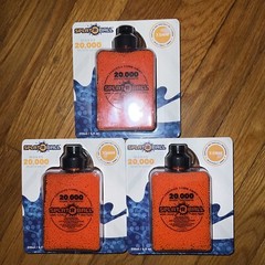 3X New Sealed SplatRball 20,000 Rounds 7.5mm Orange Ammo Certified Splat-R-Ball