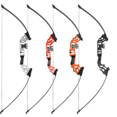 Archery Fishing Set 30-40lbs Straight Bow Alloy Bow Riser Recurve Bow Hunting
