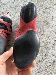 La Sportiva W Solution Comp Size 37.5 Climbing Shoes Made In Italy Used Vibram