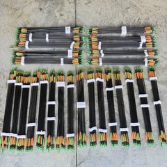 300-Pcs Archery Arrows 29” x 1/4” Field Point Mixed Bulk Lot