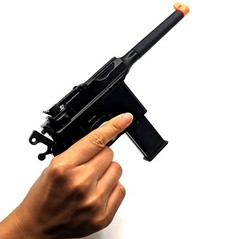 UKARMS G12 Ultra-Grade Metal WWII C96 Pistol Airsoft Gun WW2 Role Play