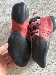 La Sportiva W Solution Comp Size 37.5 Climbing Shoes Made In Italy Used Vibram