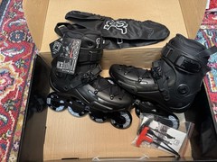 FR Skates FR1 80 Black – 243mm Frame / 80mm Street Invaders Wheels Size US8 Men